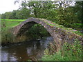 SD7845 : Packhorse Bridge over Smithies Brook by John H Darch