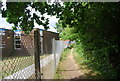 St Nicholas Primary School by the footpath