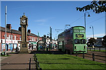 SD3347 : Jubilee class tram at Fleetwood Ash Street by Dr Neil Clifton