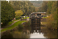 The Leeds & Liverpool canal from the bridge by Cale Lane Industrial Estate