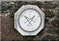 A plaque on the remains of the old Masonic Lodge in Newstead