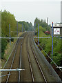 Midlands Metro track at Bilston, Wolverhampton