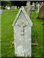 An unusual gravestone in the churchyard of St. Nicholas