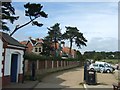 Cars parked on the seafront at St Helen