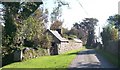 Traditional farm buildings at Trefaes Fawr farm