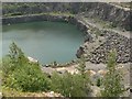 Looking down into Whitwick Quarry