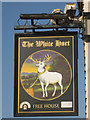 The White Hart sign