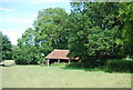 Isolated barn NE of Four Elms