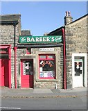 SE0446 : The Barbers Shop - Bradley Road by Betty Longbottom