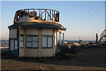 TQ8109 : Hastings Pier remains by Oast House Archive