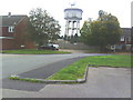 The water tower from Allnatt Avenue