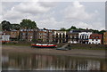 Barge on the mud, Riverside, Hammersmith