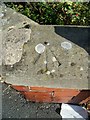 Rivet benchmark on Maelgwyn Road, Llandudno