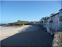 SW5140 : The eastern end of Porthmeor Beach, St Ives by Jeremy Bolwell