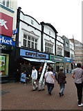 SZ0991 : Caffè Nero in Old Christchurch Road by Basher Eyre