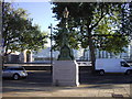 TQ2777 : Ornamental lamp-post on Chelsea Embankment by PAUL FARMER