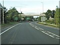 Footbridge over the A75