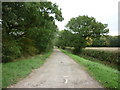 Heading east along Sleights Lane