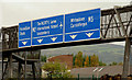 Motorway signs, Belfast