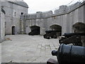 Inner courtyard of Portland Castle