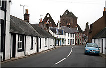 NX9666 : New Abbey:  Village street by Dr Neil Clifton