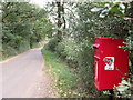 Postbox on Coldthorn Lane, Summer Hill near Hailsham