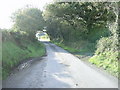 Approaching the minor road junction, near Wiston