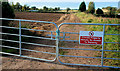 Gates and lane near Comber