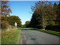 A minor road towards Sledmere