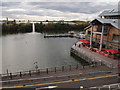 Lakeside Lake Fountain and restaurant