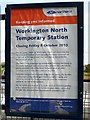 Workington North Station - closure notice