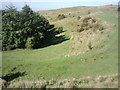 Paths on the chalk downland above Postling