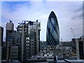 "The Gherkin" and Lloyds Building