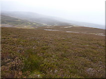 NJ3620 : Moorland north of Creag an Sgor by Peter Aikman