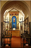 TQ3278 : St John the Evangelist, Larcom Street, Walworth, London SE17 - Shrine by John Salmon