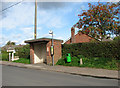 Bus shelter in Woodbastwick Road, Blofield Heath