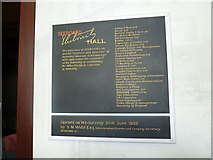 TQ0312 : Amberley Working Museum- commemorative plaque in the Electricity Hall by Basher Eyre