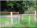 Saxon Shore Way crosses the access road to Coombe Farm