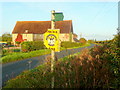 Barn Cottage and the road to Deerhurst