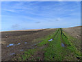 Farmland and track, Cuxham