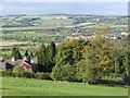 The valley of the River South Tyne near Corbridge