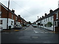 Looking from Rushmans Road into Victory Road