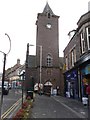 NN8621 : The Old Town Hall and Clock, Crieff by Iain Lees