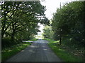 Passing place on country road near Fenton Brook