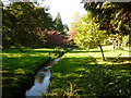 Bournemouth: upstream along the Gardens from Queen?s Road