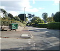 Monmouth Road heads out of Abergavenny