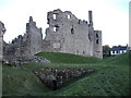 Southern elevation of Coity Castle