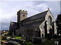 SS9379 : St Crallo's Church, Coychurch by John Lord