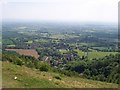 Upper Colwall from the Malvern Hills path