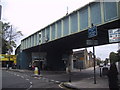 Railway bridge across Hurlingham Road